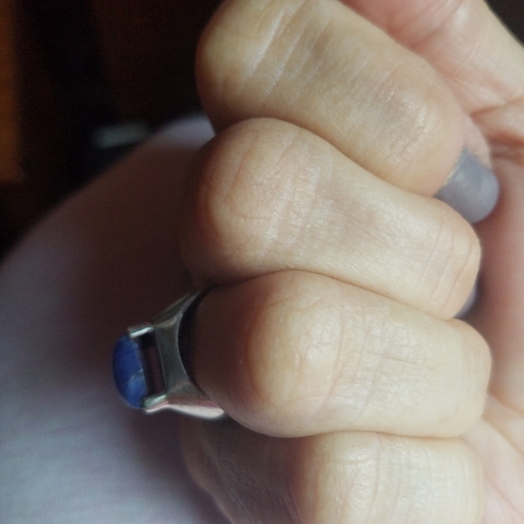 Mexico Lapis 925 Silver Ring - Picture 8 of 10